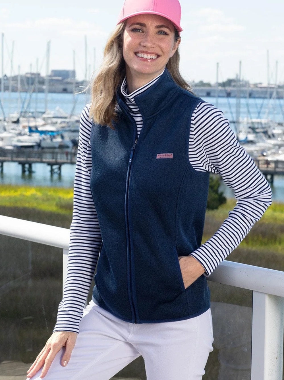 Like new! Vineyard Vines Nautical New England Preppy Boat Sailing Fleece Vest